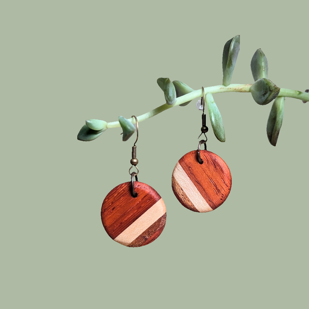 Padauk, Maple, Mahogany Circle