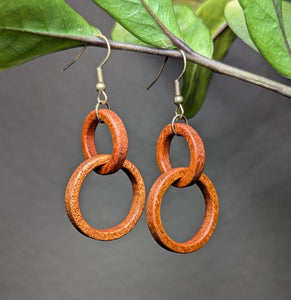 Interlocked Rings - Mahogany